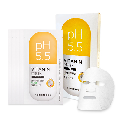 FORENCOS pH5.5 Efficacy Vitamin Mask [5PCS]