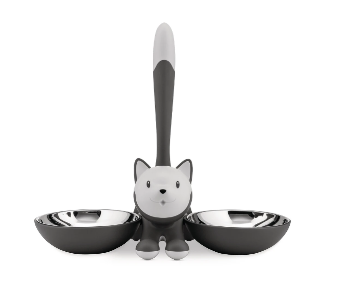 ALESSI TIGRITO CAT BOWL - GREY