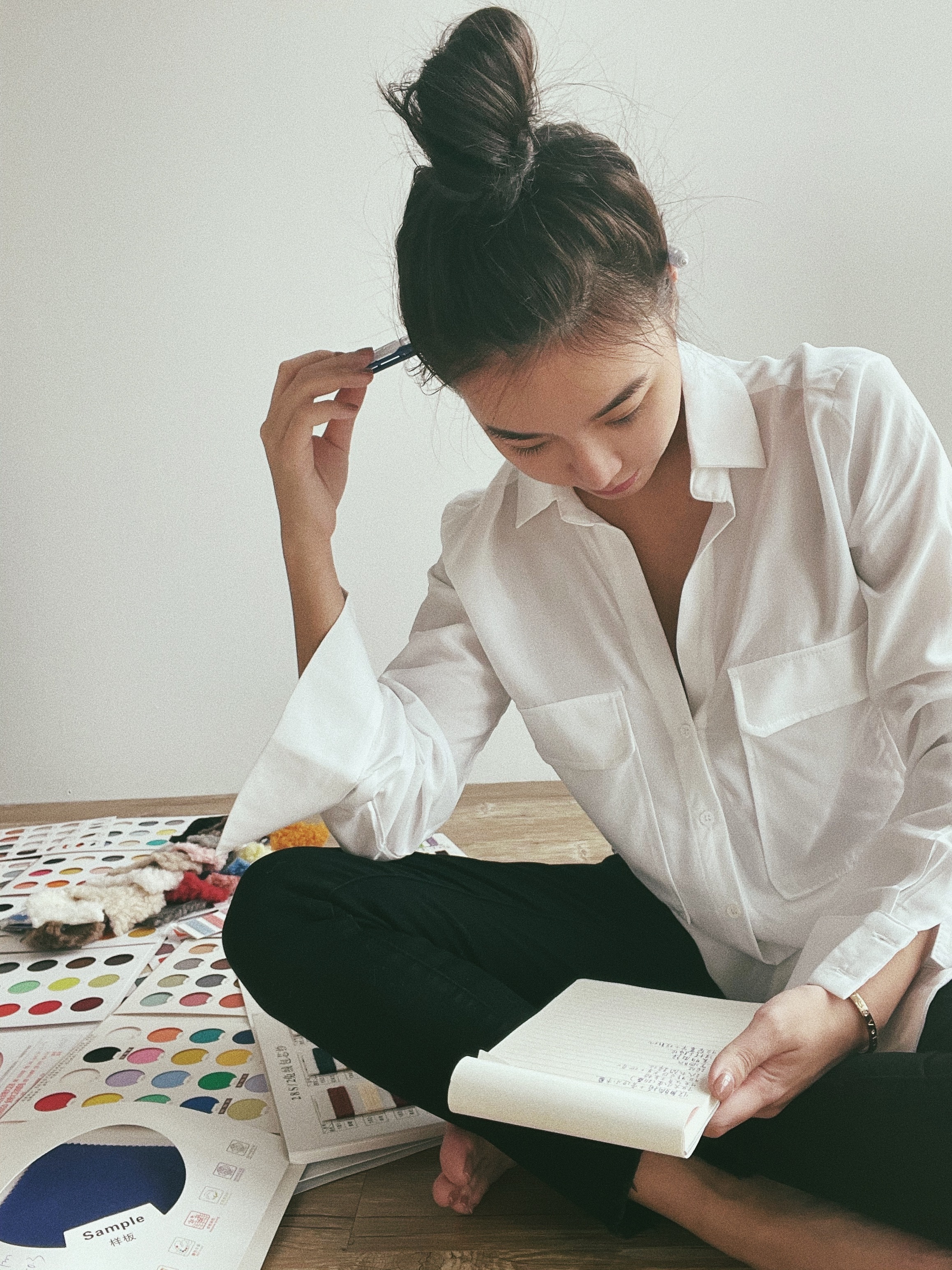 My girl 簡約大口袋襯衫