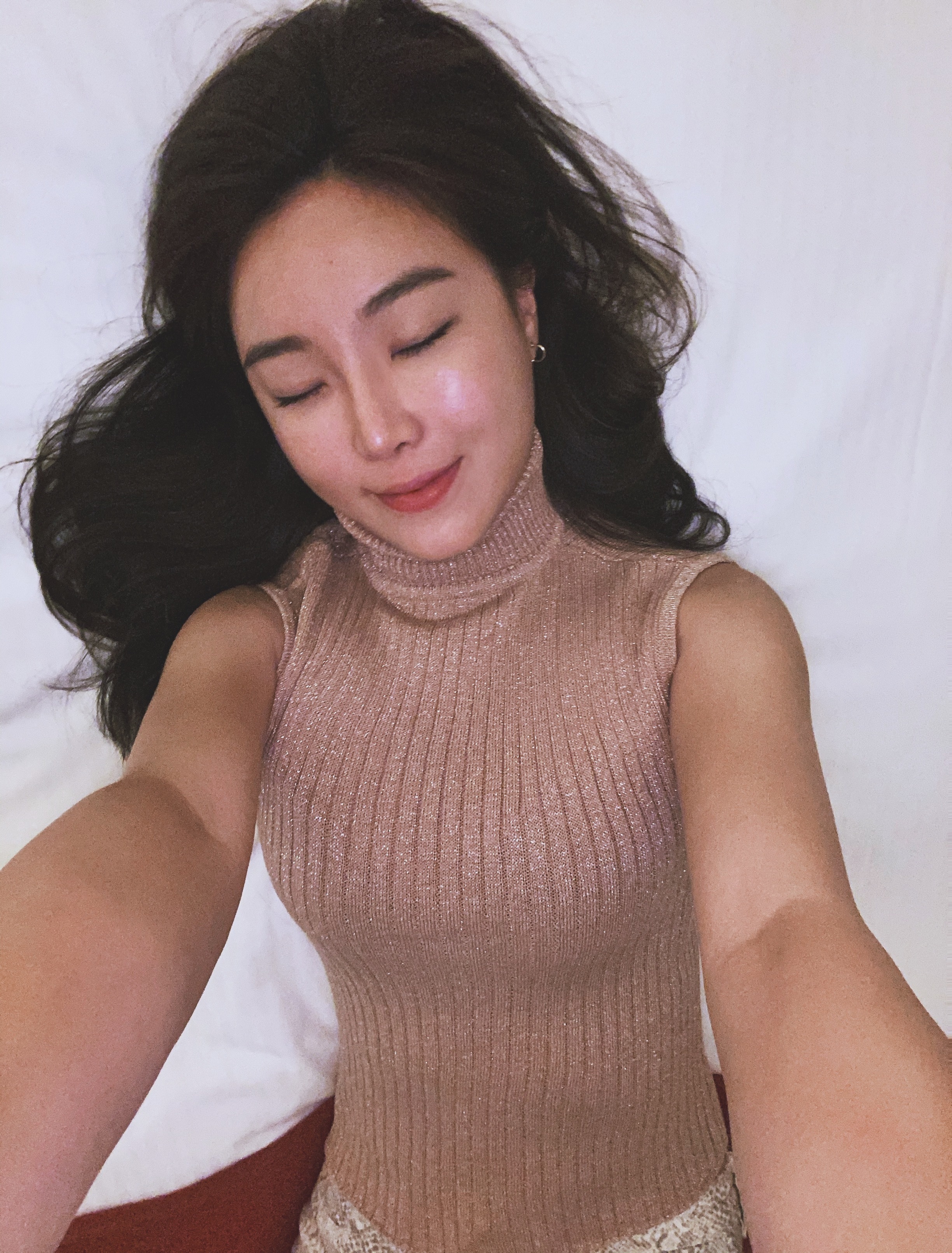 Necessary 秋冬必備 高領金線絲針織背心