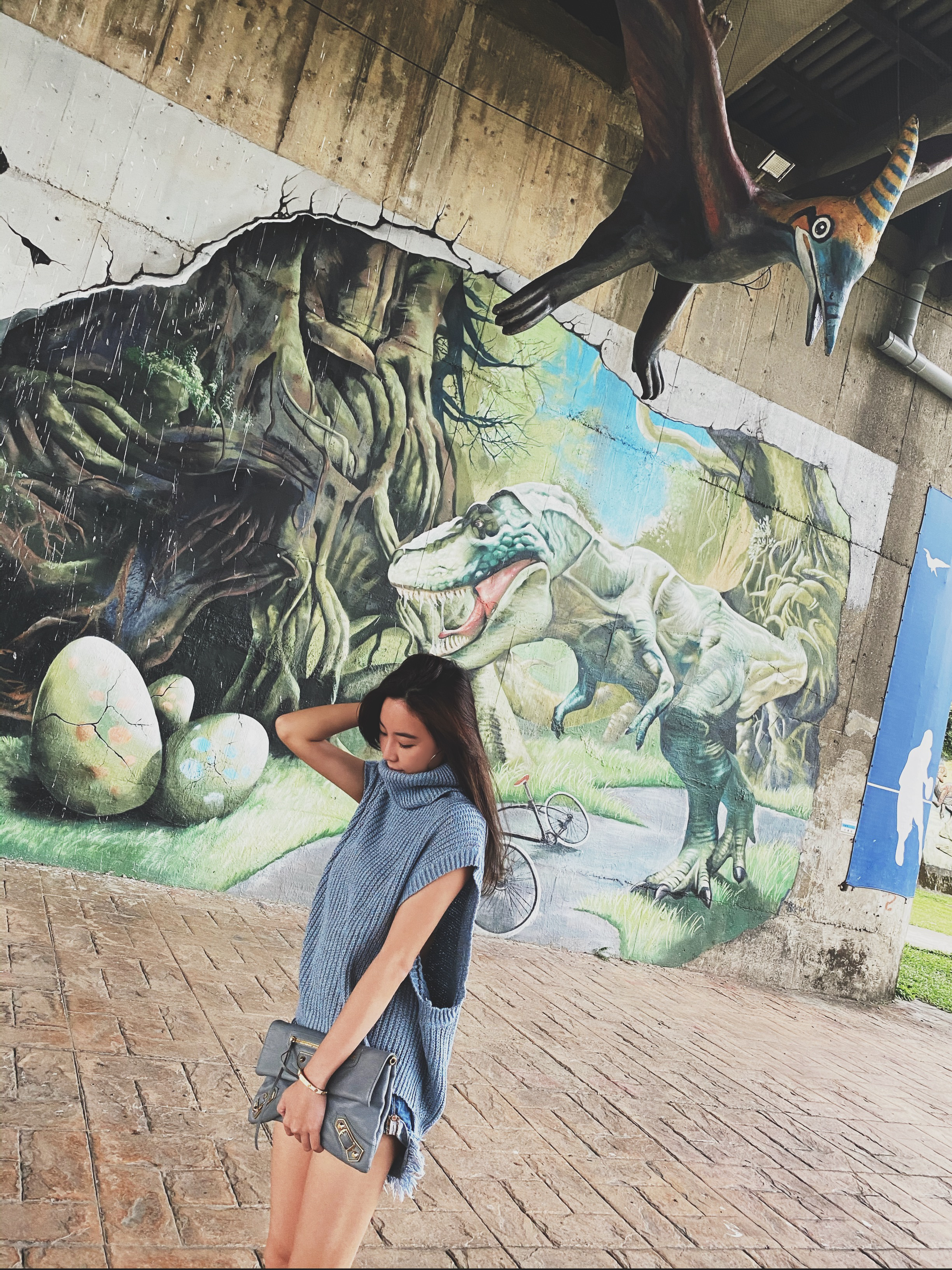 Lost angel 墜落的天使 高領無袖針織毛衣