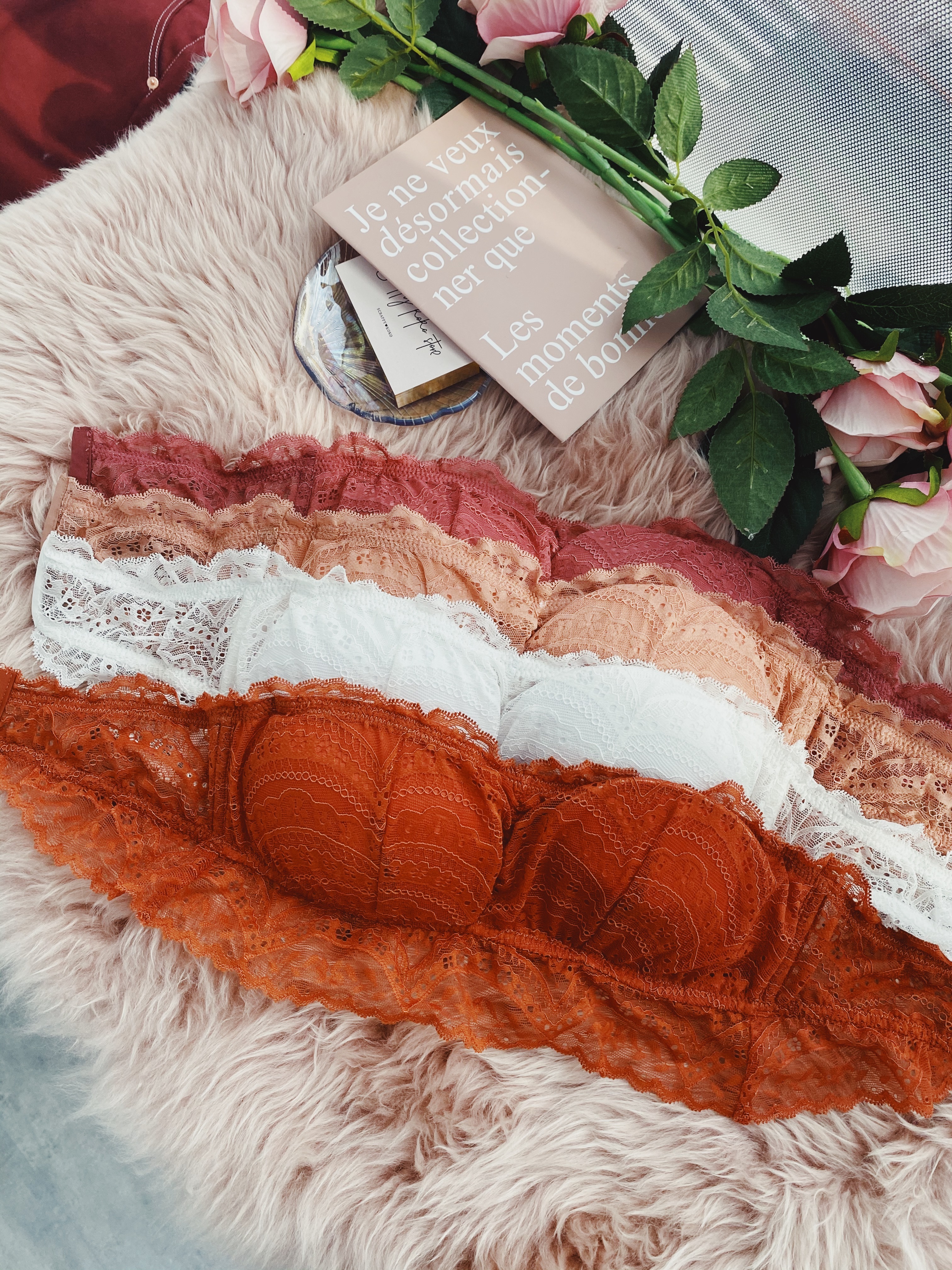 French lover 法式浪漫 平口內搭蕾絲小可愛