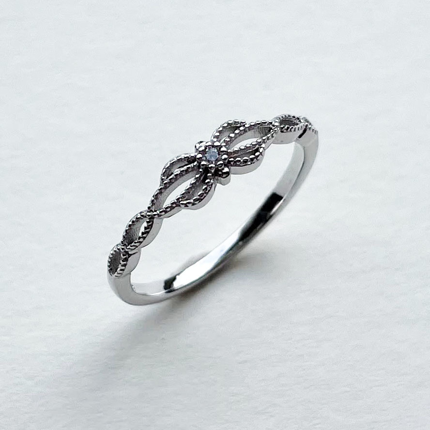 Silver/公主蕾絲尾戒