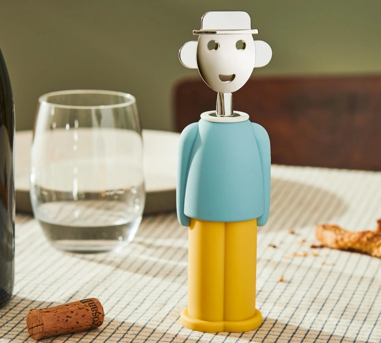 ALESSI ALESSANDRO M. CORKSCREW - RED AND WHITE