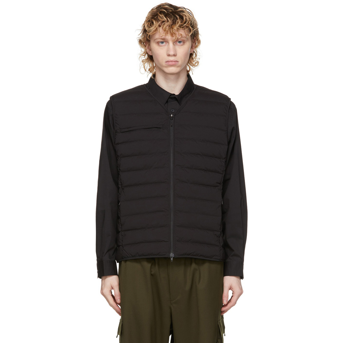 【 Y-3 M CL LINER VST 羽絨背心 - 黑 】