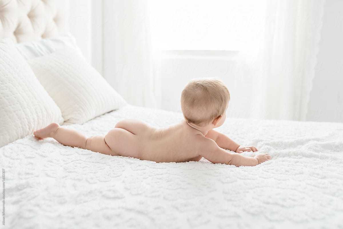Baby Girl Sleeping Nude