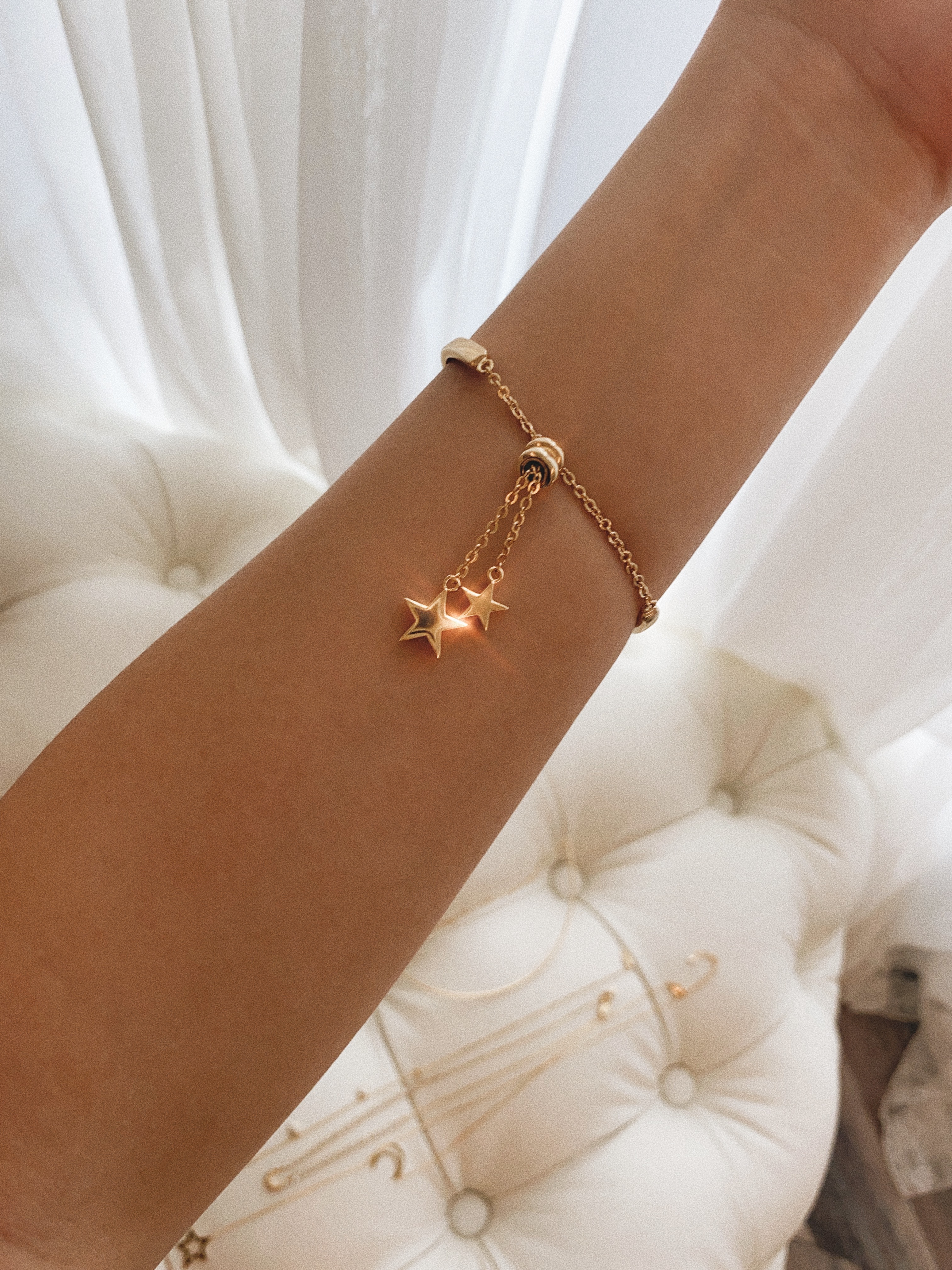 訂製款-14k金 星星墜手鐲