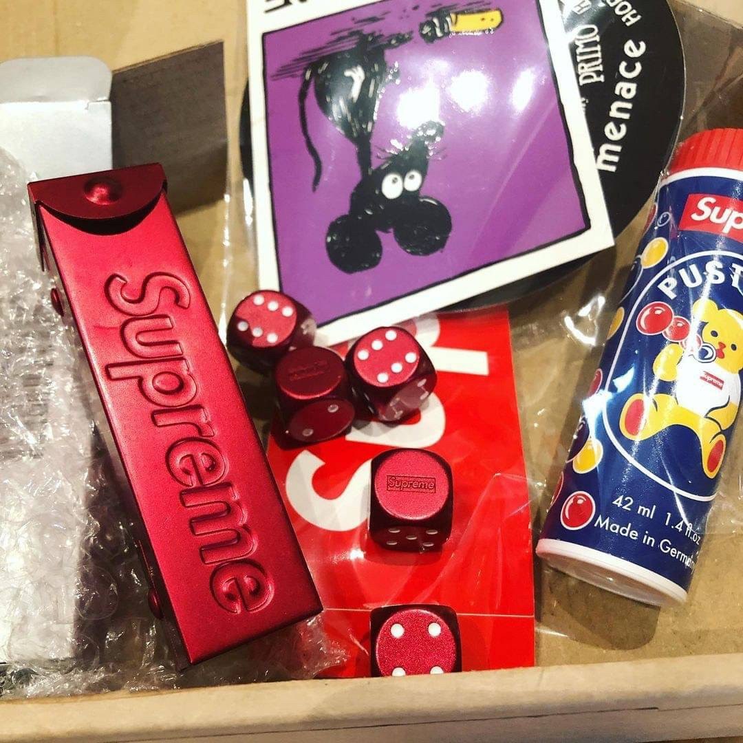 Supreme 21SS Aluminum Dice Set 新款Logo 骰子