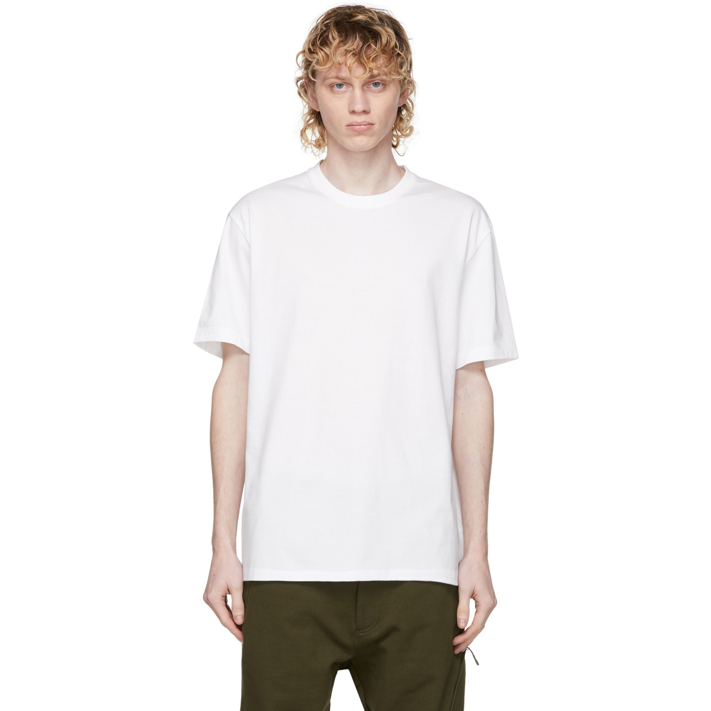 【 Y-3 M B LOGO SS TEE 背面LOGO短TEE - 白 】