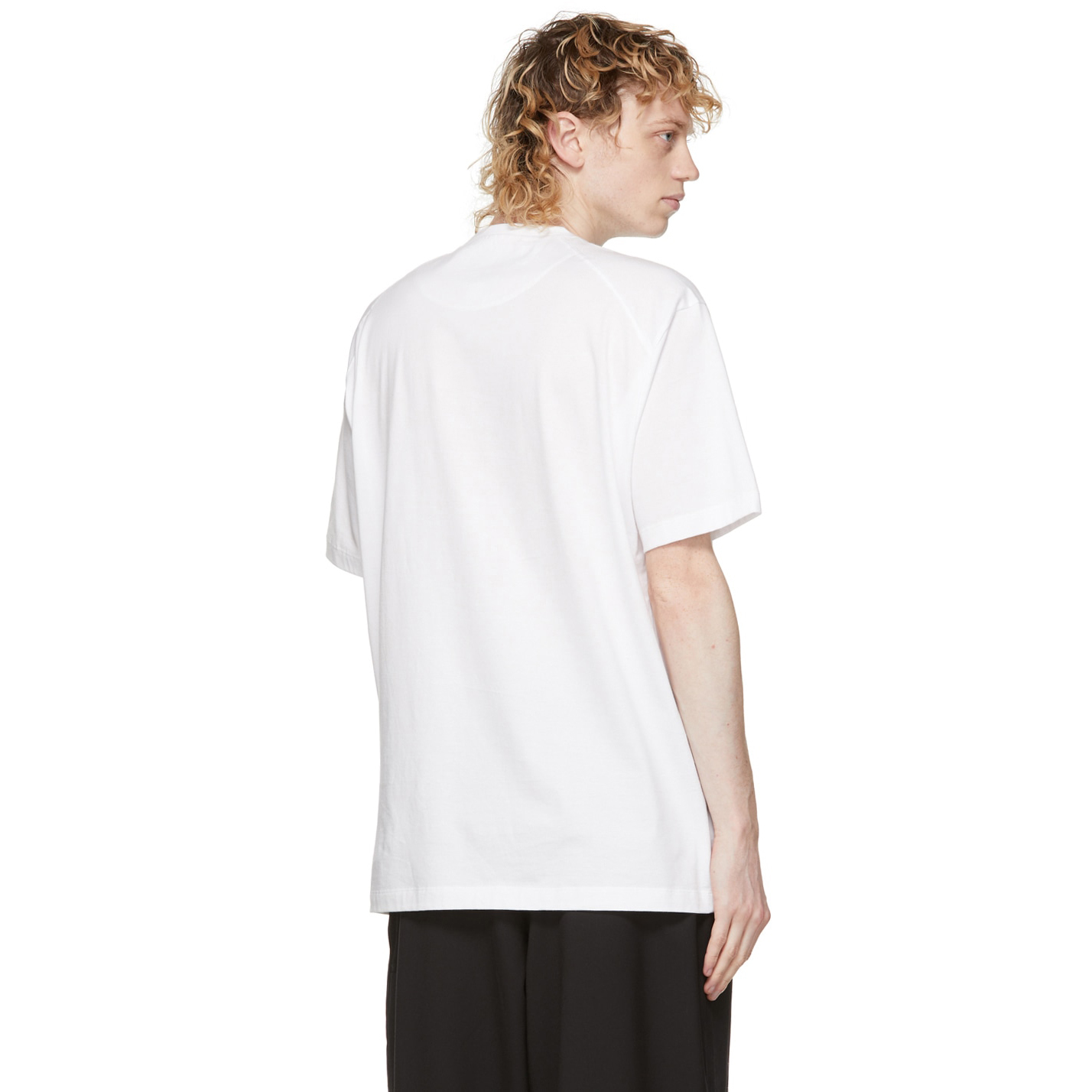 【 Y-3 M CL C SS TEE 胸前LOGO短TEE - 白 】