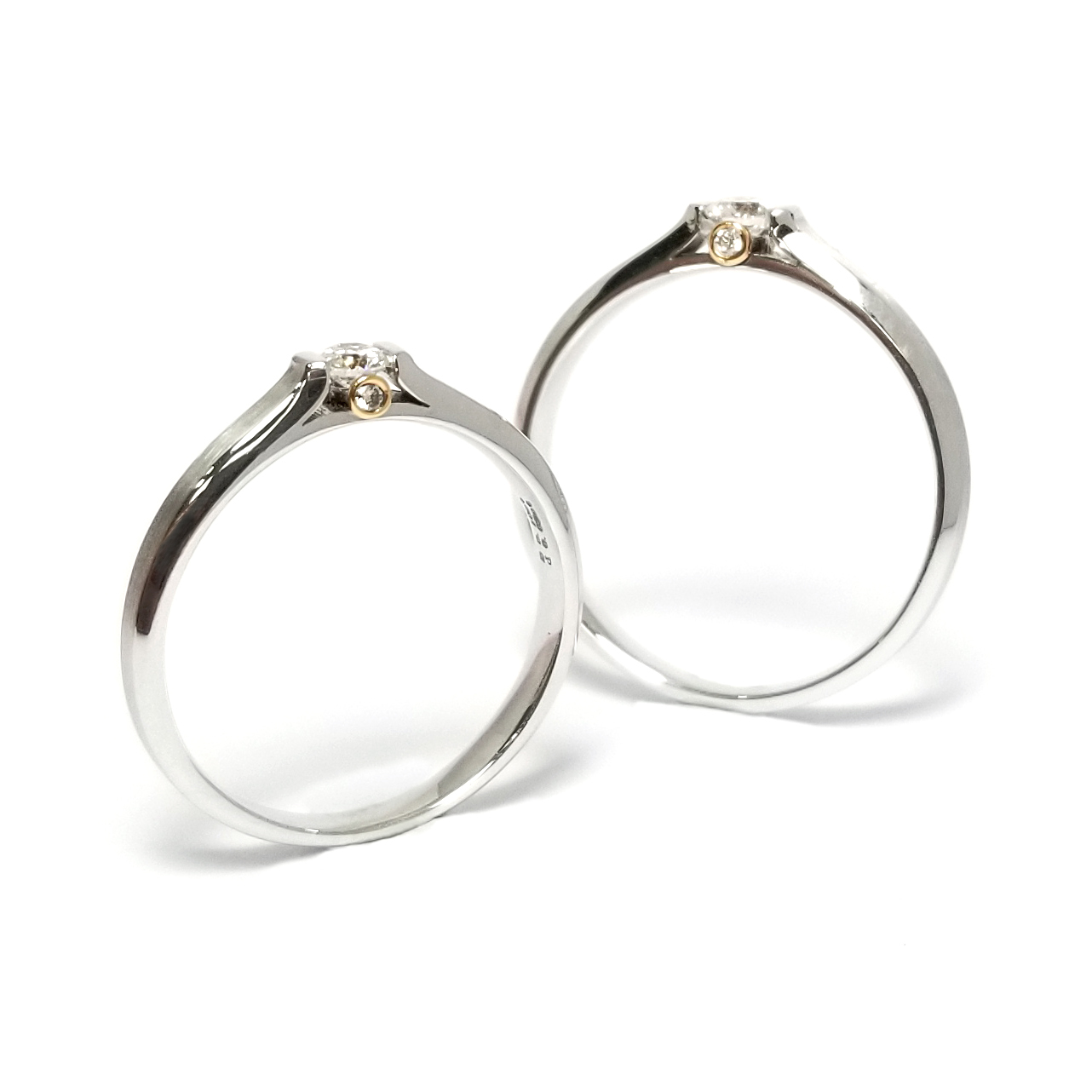 Rose Monemt - Doxy 18K白金/ 18K玫瑰金 結婚戒指