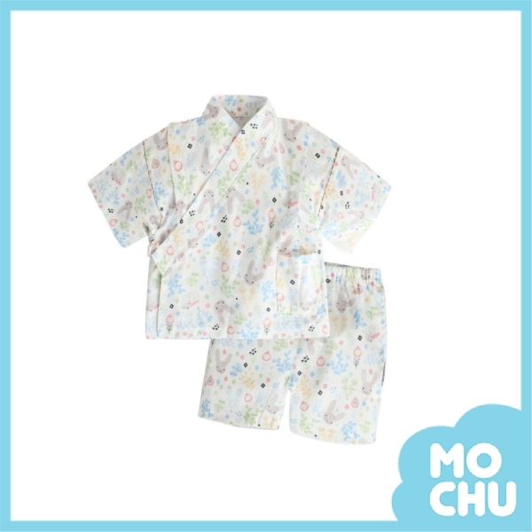 米色兔子和風套裝