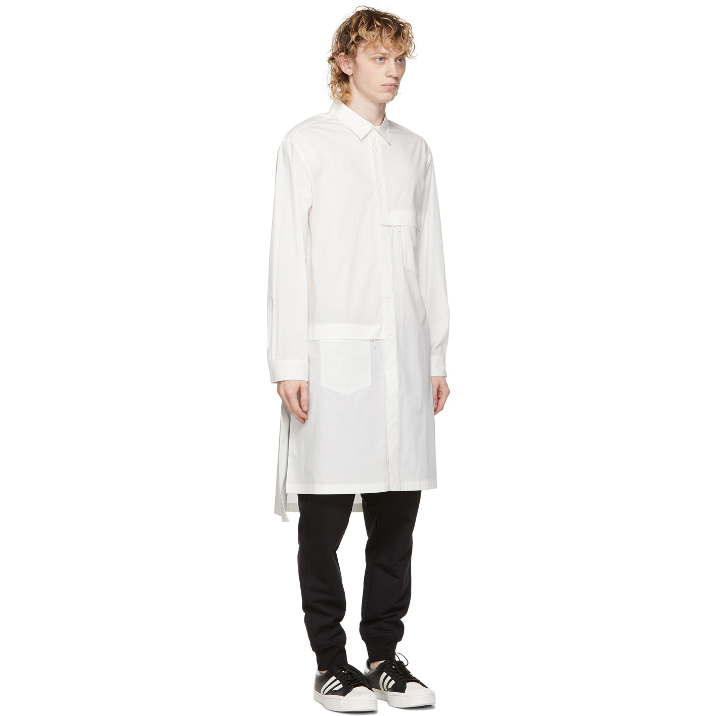 【 Y-3 M CL LONG SHIRT 長版襯衫 - 白 】