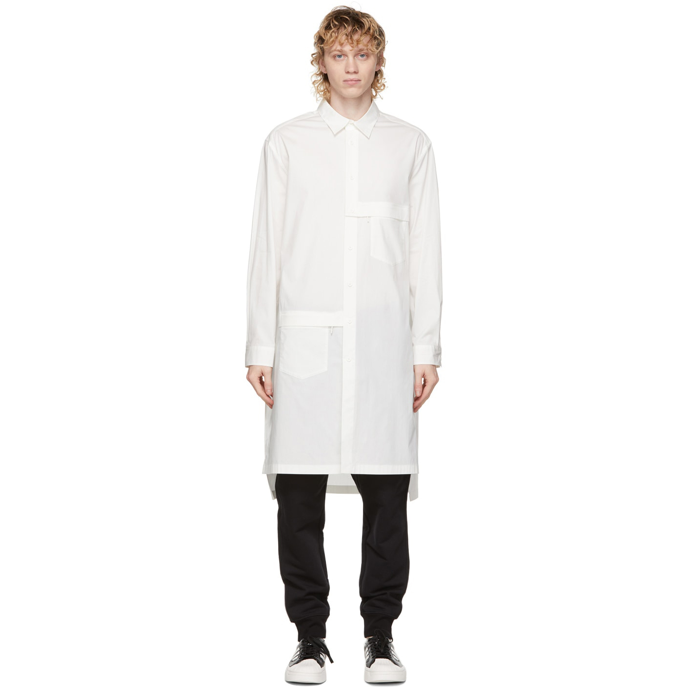 【 Y-3 M CL LONG SHIRT 長版襯衫 - 白 】