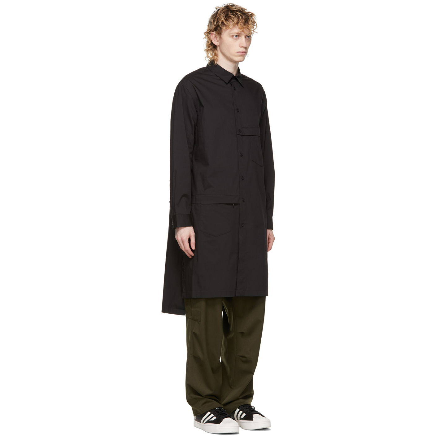 【 Y-3 M CL LONG SHIRT 長版襯衫 - 黑 】