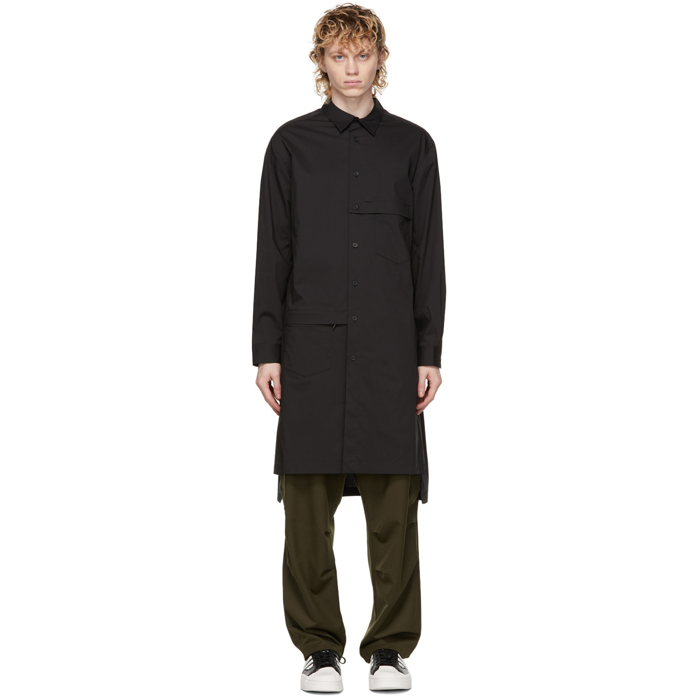 【 Y-3 M CL LONG SHIRT 長版襯衫 - 黑 】