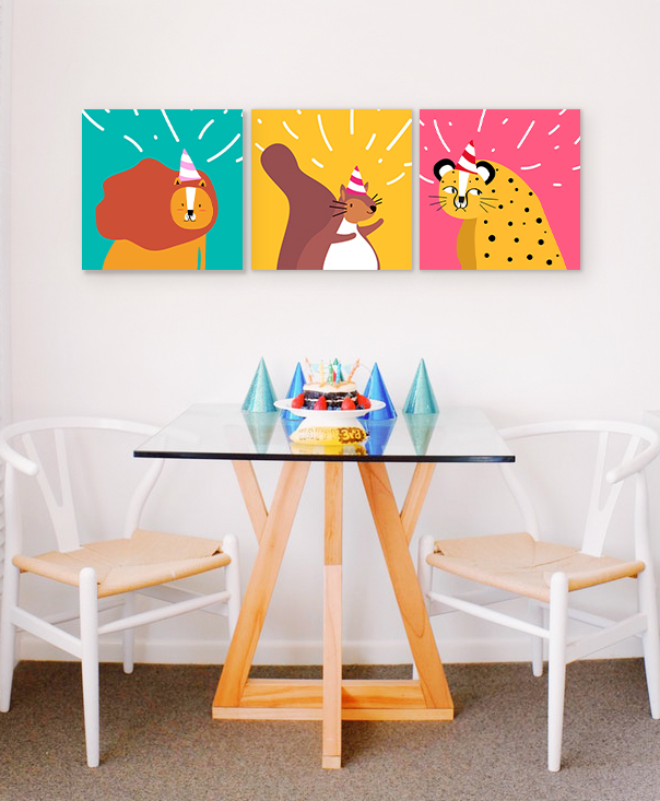 無框畫 - 動物森遊會