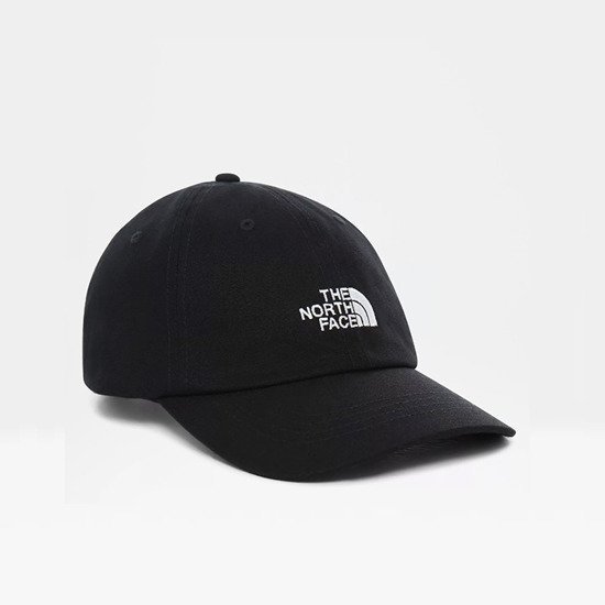 The North Face TNF Norm Hat 北臉小Logo老帽黑色官方照