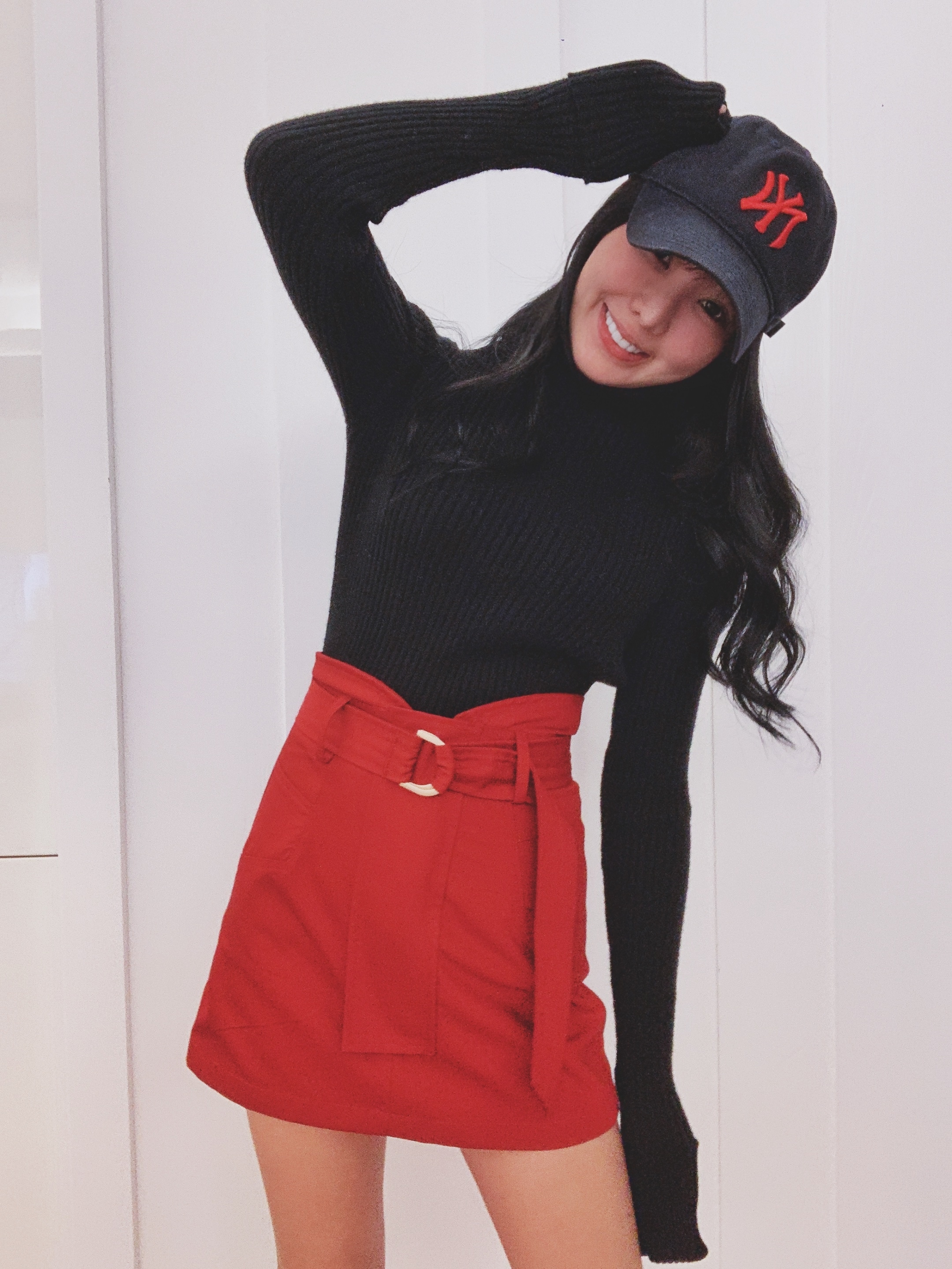 Motown 摩登女孩 百搭高腰短裙