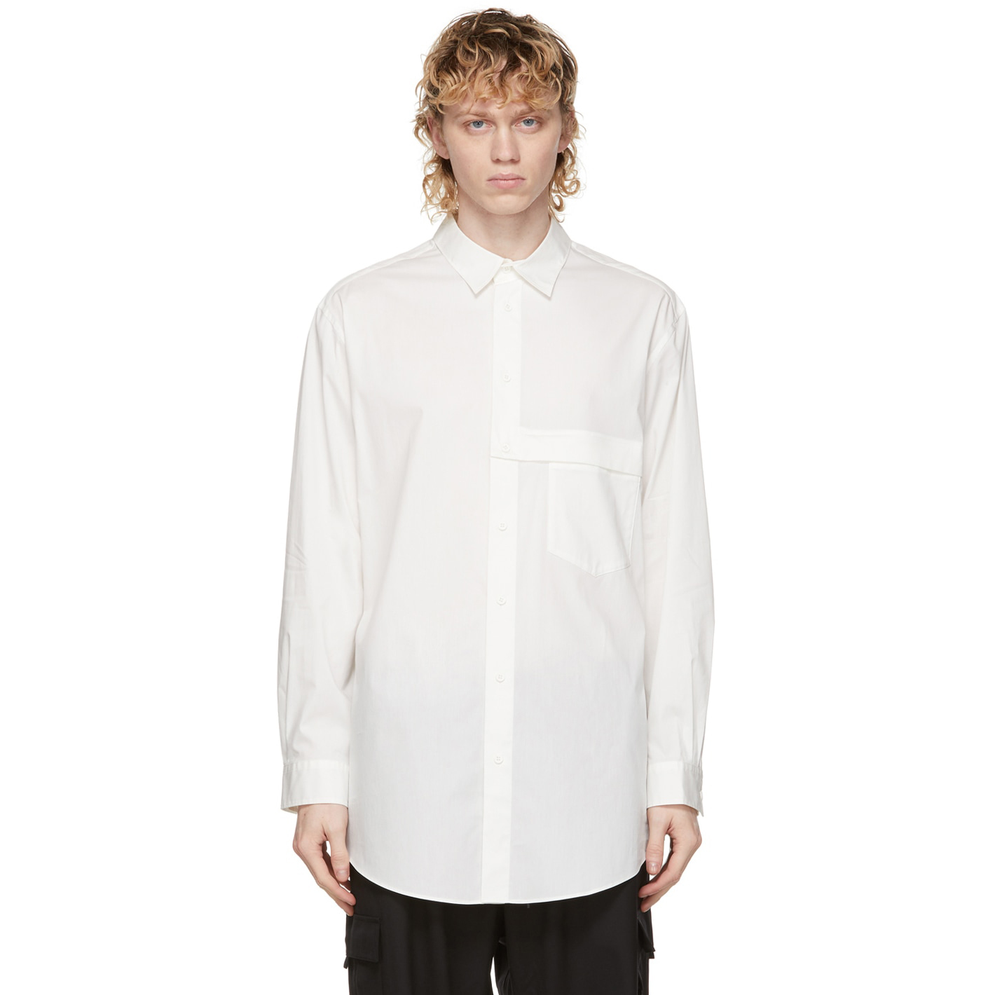 【 Y-3 M CL SHIRT 長袖襯衫 - 白 】