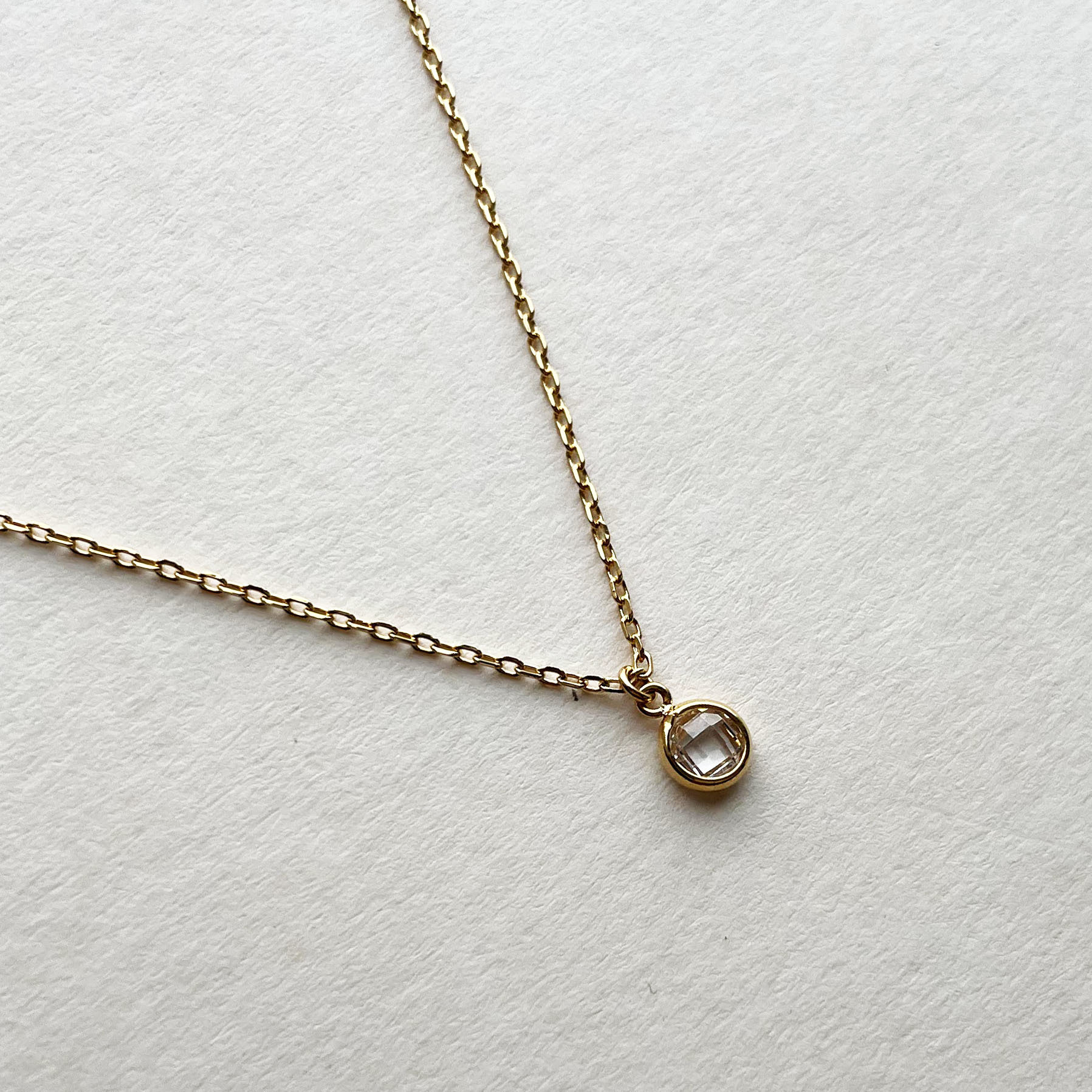 Silver / 鋯石星球項鍊