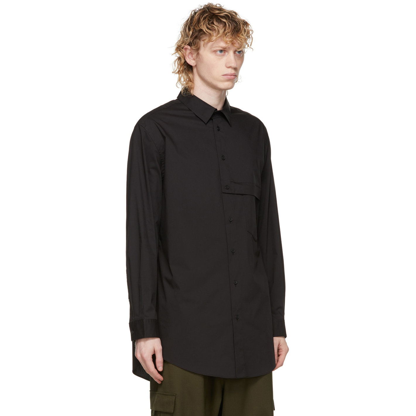【 Y-3 M CL SHIRT 長袖襯衫 - 黑 】