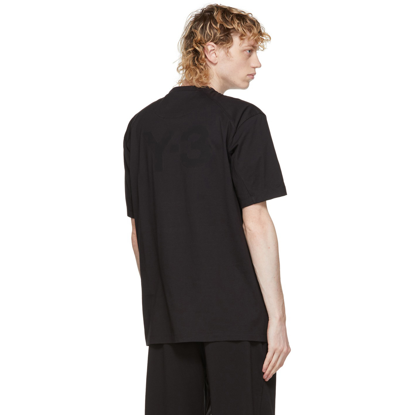 【 Y-3 M B LOGO SS TEE 背面LOGO短TEE - 黑 】
