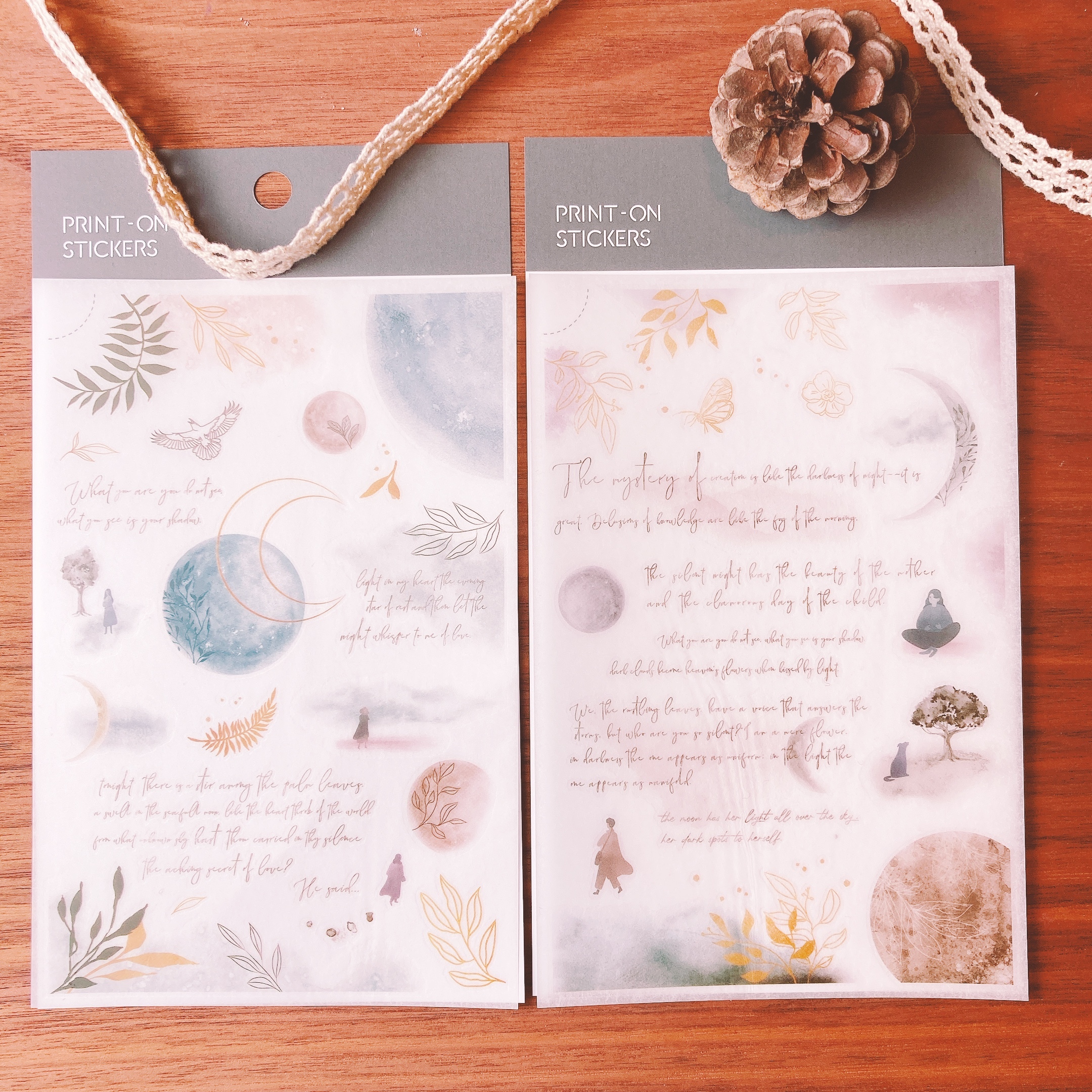 MU|轉印貼紙 星球遺礦(089)/月光詩路(163)/旅行地圖(067)/大草原手札(148)/盛夏盆栽(037)