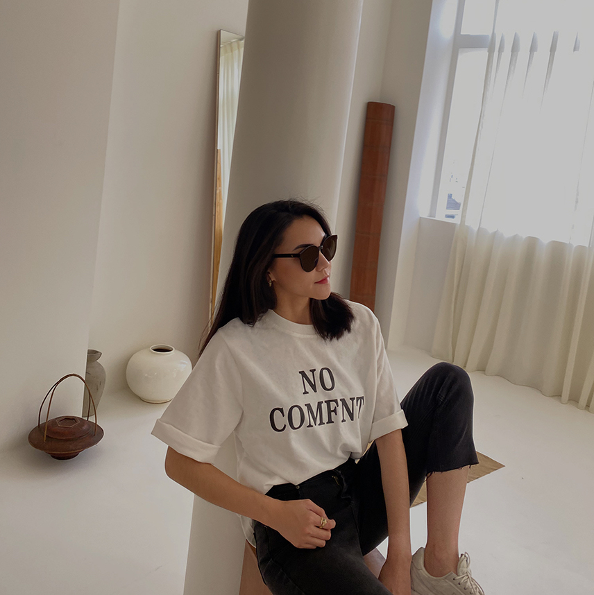 高磅數字母上衣*4色