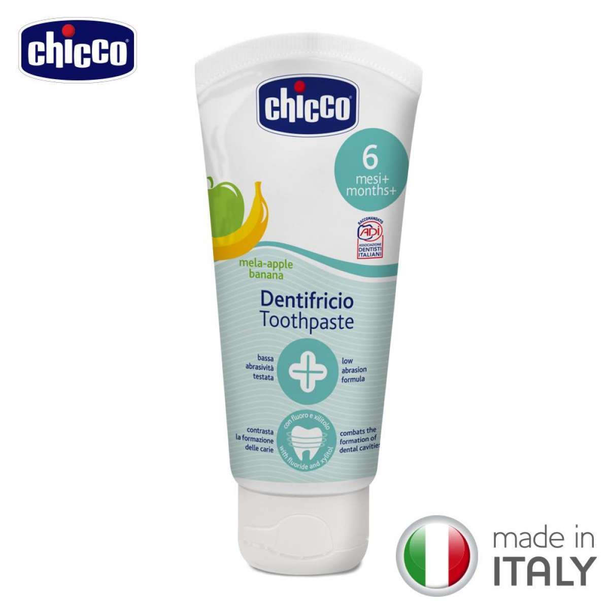 Chicco Baby Toothpaste Apple - Banana (50ml)