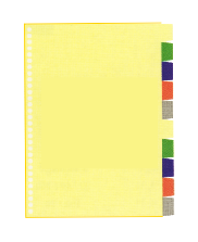 A4 顏色索引紙