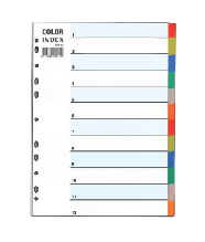 A4 顏色膠索引