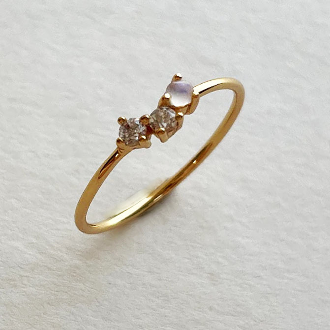 Silver/月光閃耀戒指