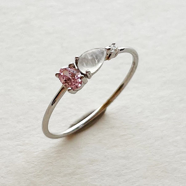 Silver/閃爍月光戒指