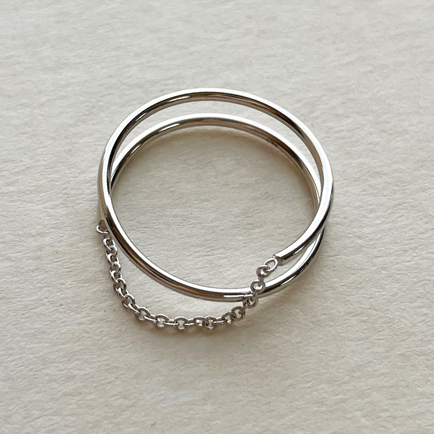 Silver/銀河穿梭戒指