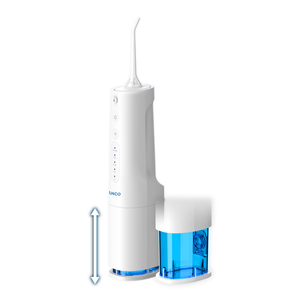 【MANCO】無級脈衝可伸縮攜帶型沖牙機 (USB充電)