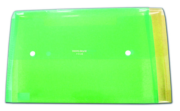 透明雙鈕斜紋文件盒