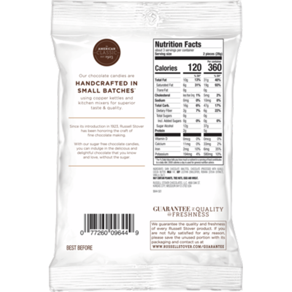 [Russell Stover] Dark Chocolate 無糖黑朱古力 85g