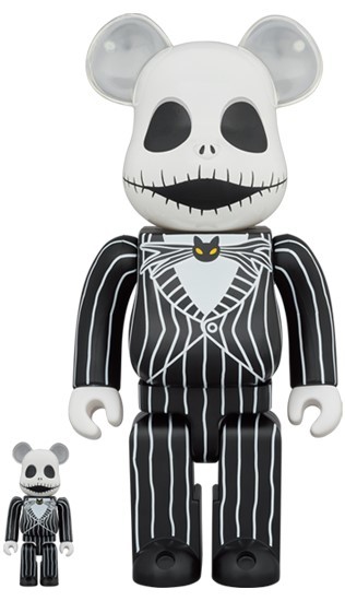 BE@RBRICK JACK SKELLINGTON 100％ u0026 400％