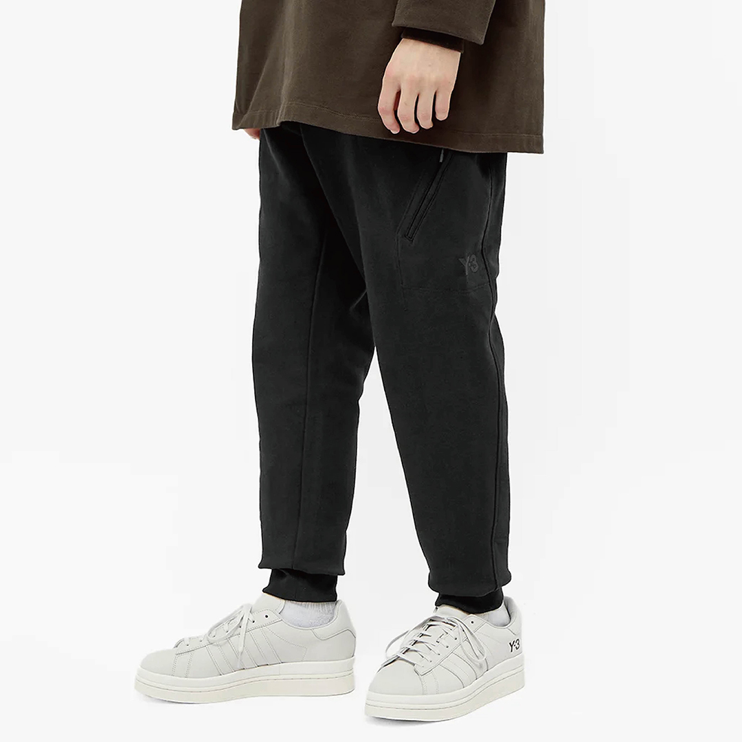 【 Y-3 M CL TRY UT PNT 縮口運動棉褲 - 黑 】