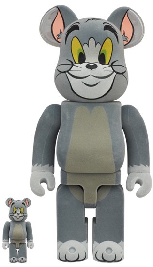 BE@RBRICK TOM フロッキー Ver. 100％ & 400％（TOM AND JERRY）