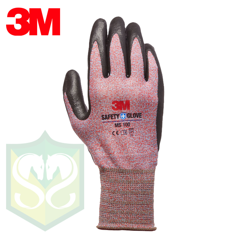 3M™  MS100耐用型手套 (紅色)