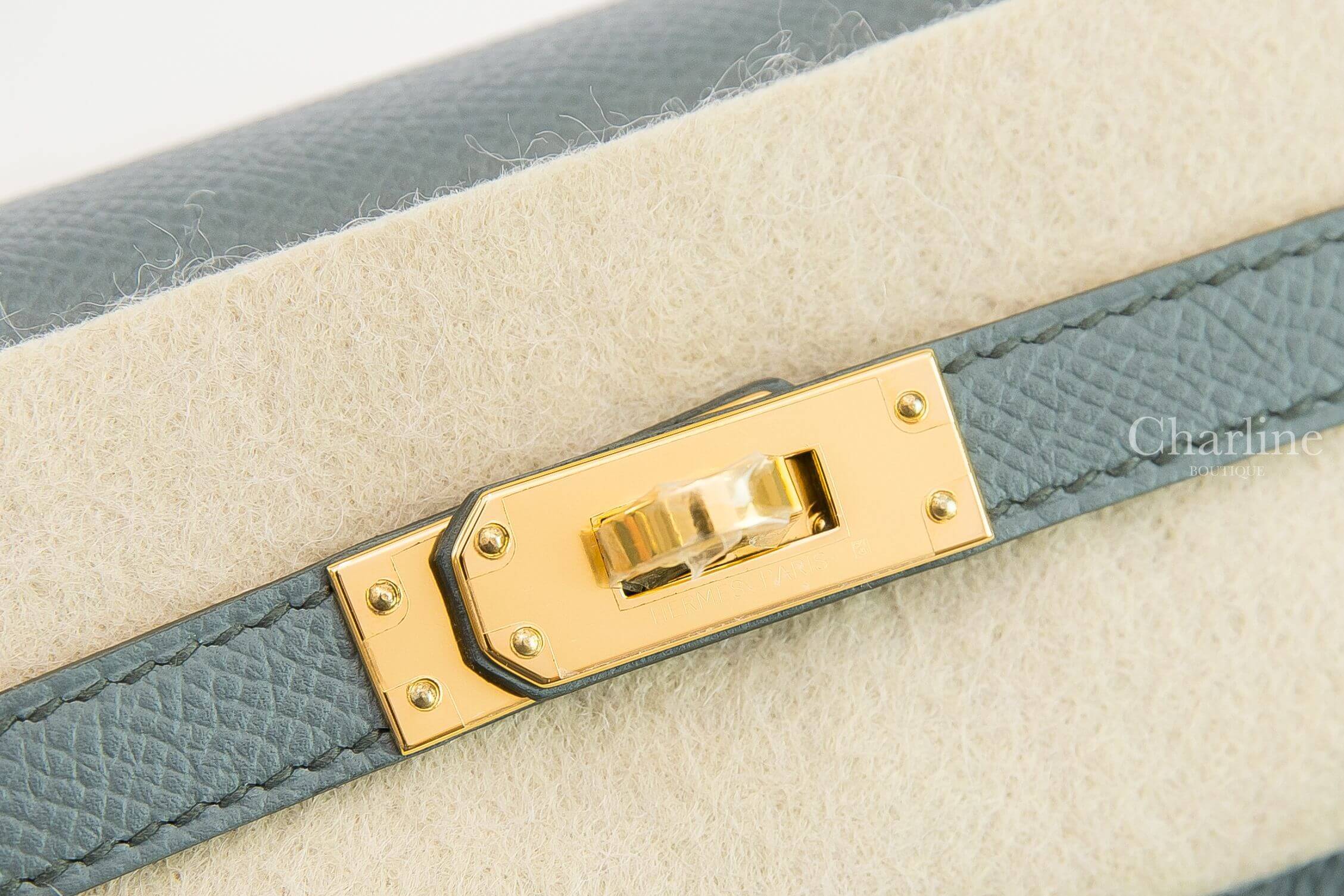 Hermès Kelly 25cm 63 Vert Amande Epsom 杏仁綠金釦凱莉包