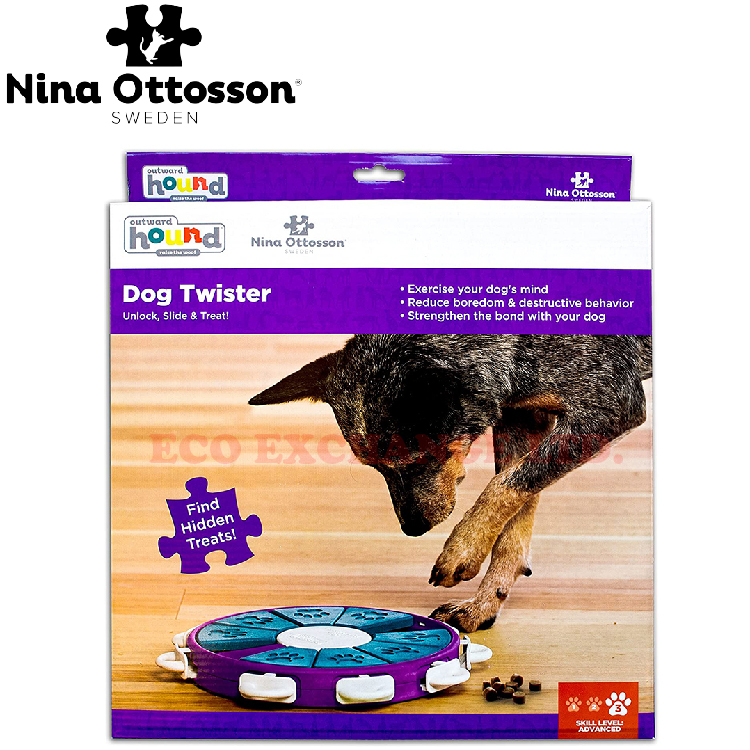 Nina Ottosson -狗按扭-智力遊戲 (難度3: 中階)