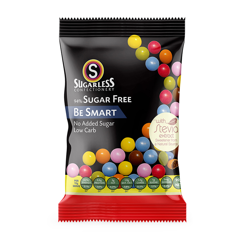 [Sugarless Confectionery] Be Smart Choco Beans 低糖朱古力聰明豆 90g