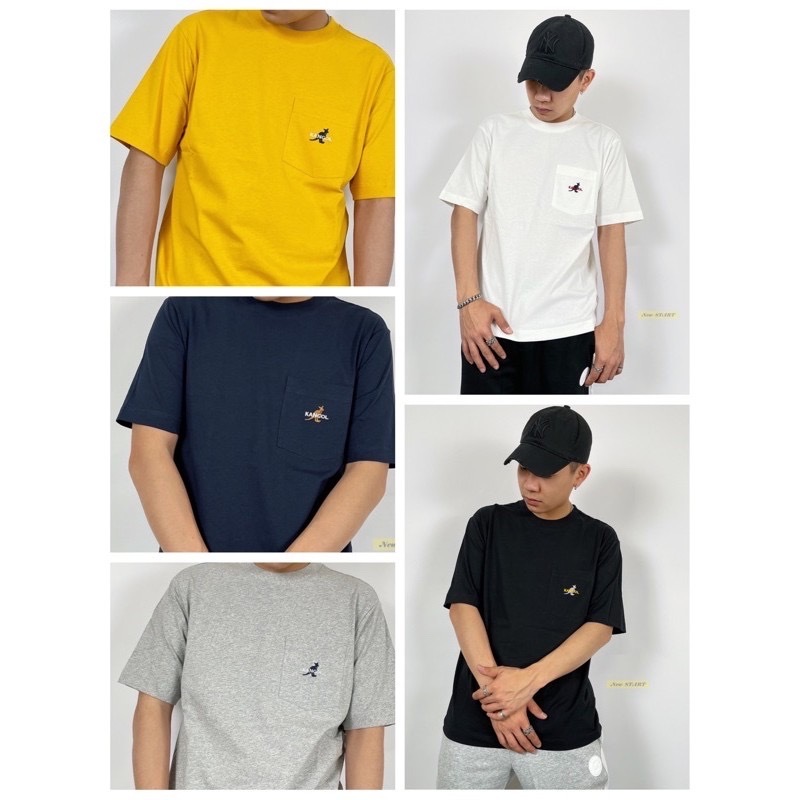 Kangol 袋鼠 側邊口袋 素面 小Logo 素T 口袋T 短T