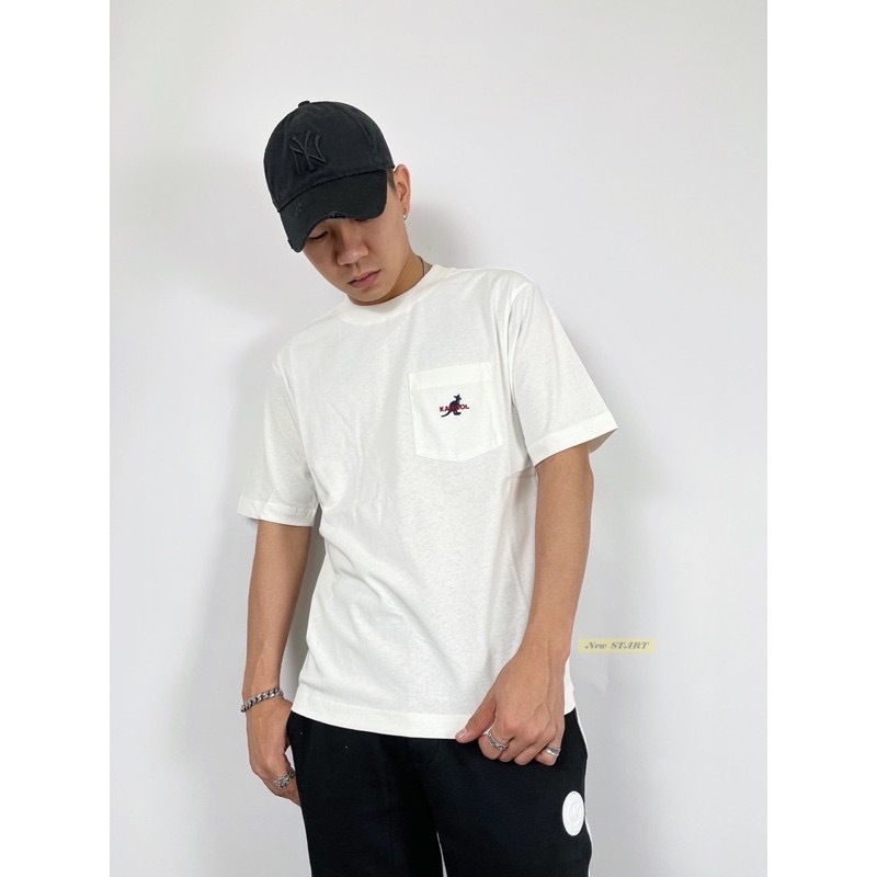 Kangol 袋鼠 側邊口袋 素面 小Logo 素T 口袋T 短T