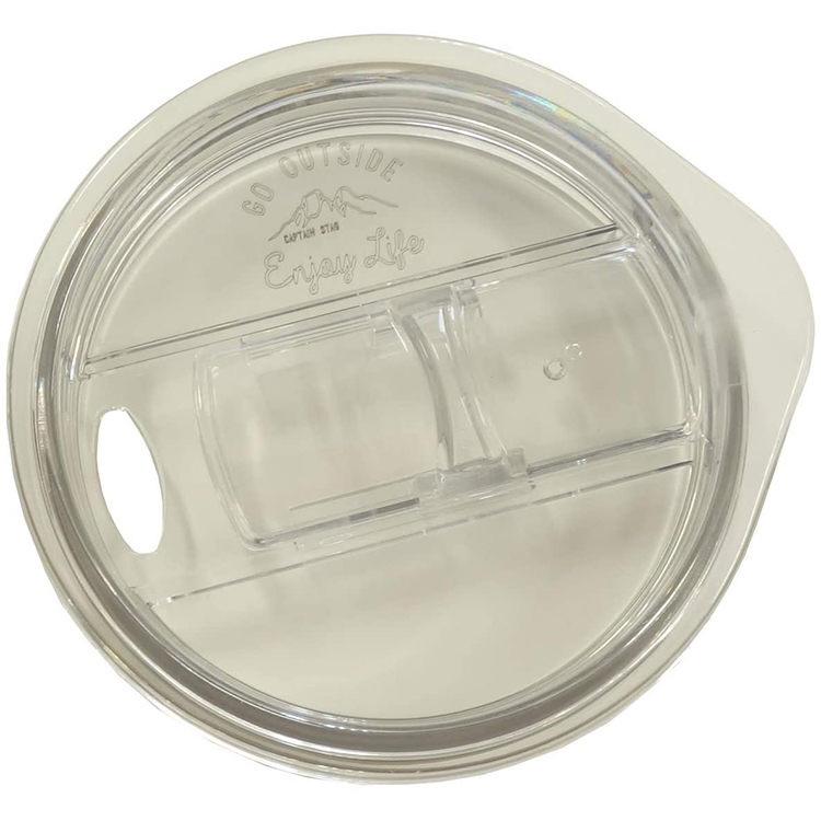 Captain Stag 鹿牌 真空不鏽鋼保溫杯專用杯蓋350ml 透明杯蓋 UE-4911 黑色UE-4912  (不包杯)