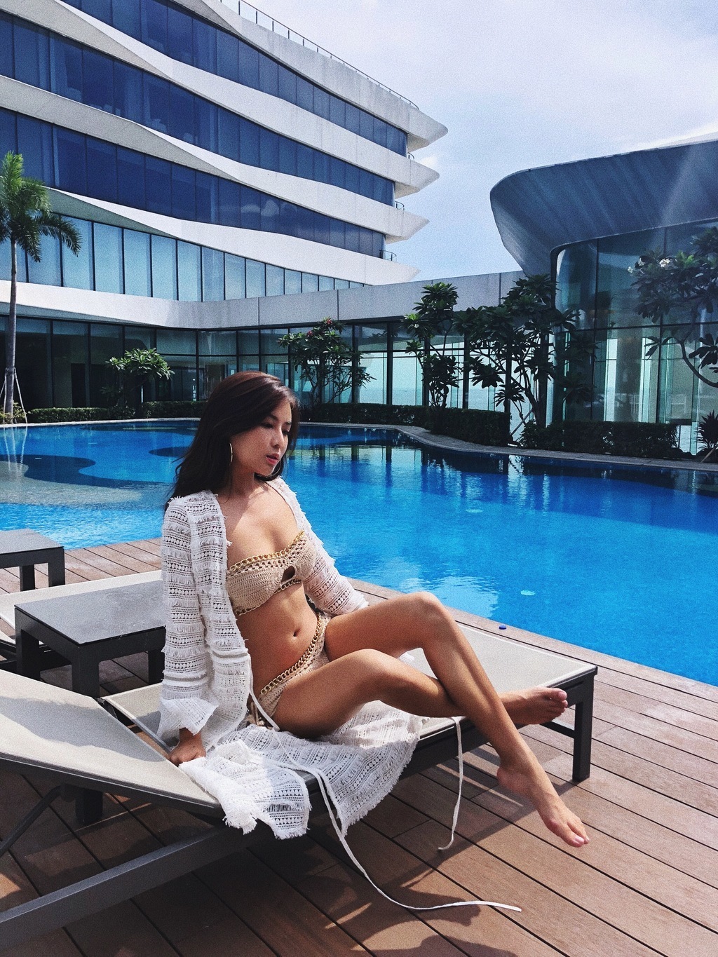 Bear bear 小熊的顏色 鐵環編織比基尼