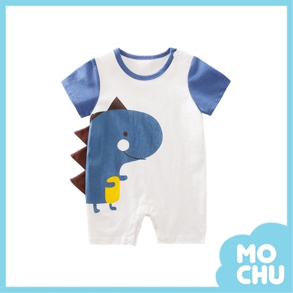 尖角恐龍短袖連身衣(兩款)